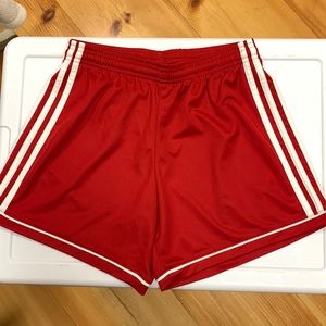 Women’s Adidas Soccer Soccer Shorts – Red